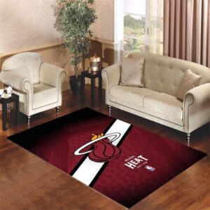 miami heat logo wallpaper Living room carpet rugs