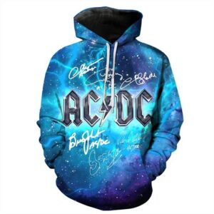 Acdc Rock Band 3D Printed Hoodie/Zipper Hoodie