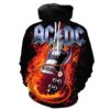 Acdc Rock Band 3D Printed Hoodie/Zipper Hoodie