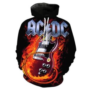 Acdc Rock Band 3D Printed Hoodie/Zipper Hoodie