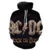 Acdc Rock Band 3D Printed Hoodie/Zipper Hoodie