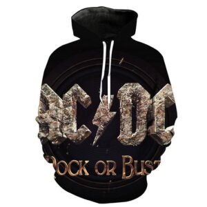 Acdc Rock Band 3D Printed Hoodie/Zipper Hoodie