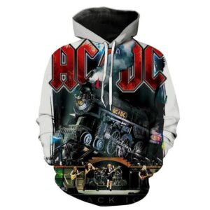 Acdc Rock Band 3D Printed Hoodie/Zipper Hoodie