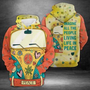 Amazing Hippie Bus 3D Printed Hoodie/Zipper Hoodie