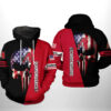 Arizona Diamondbacks MLB US Flag Skull 3D Printed Hoodie/Zipper Hoodie