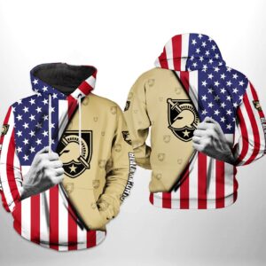 Army Black Knights NCAA US FLag 3D Printed Hoodie/Zipper Hoodie