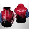 Atlanta Falcons NFL Team US 3D Printed Hoodie/Zipper Hoodie