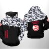 Atlanta Hawks NBA Camo Veteran Team 3D Printed Hoodie/Zipper Hoodie