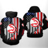 Atlanta Hawks NBA US Flag Team 3D Printed Hoodie/Zipper Hoodie
