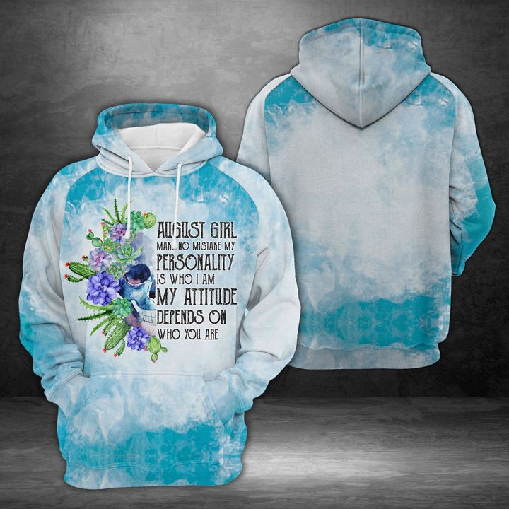 August Girl 3D Printed Hoodie/Zipper Hoodie