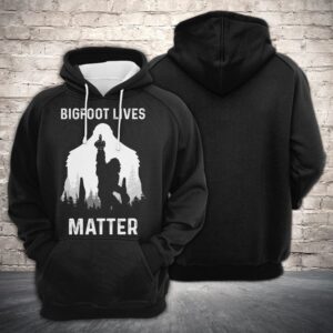 Bigfoot Lives Matter 3D Printed Hoodie/Zipper Hoodie