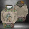 Bigfoot Mandala 3D Printed Hoodie/Zipper Hoodie