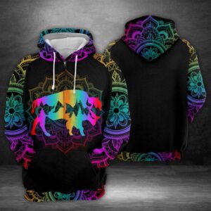 Bison 3D Printed Hoodie/Zipper Hoodie