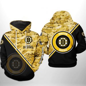 Boston Bruins Reverse Retro Hoodie 3D Powerful Punisher Skull Gift