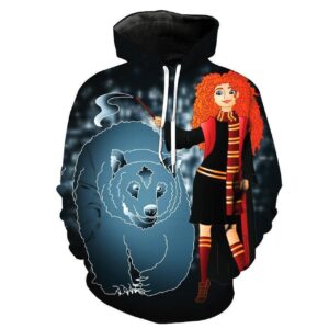 Brave 3D Printed Hoodie/Zipper Hoodie