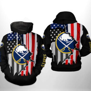 Buffalo Sabres NHL US FLag Team 3D Printed Hoodie/Zipper Hoodie