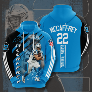 Carolina Panthers NFL 22 Christian McCaffrey 3D Printed Hoodie/Zipper Hoodie