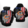 Chicago Bears NFL US Flag Team 3D Printed Hoodie/Zipper Hoodie