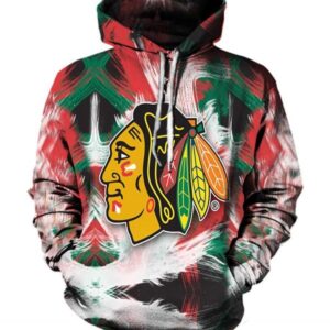 Chicago Blackhawks 3D Printed Hoodie/Zipper Hoodie