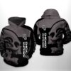 Chicago White Sox MLB Skull 3D Printed Hoodie/Zipper Hoodie