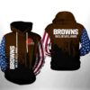 Cleveland Browns NFL Team US 3D Printed Hoodie/Zipper Hoodie