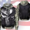 Coast Guard Veteran 3D Printed Hoodie/Zipper Hoodie