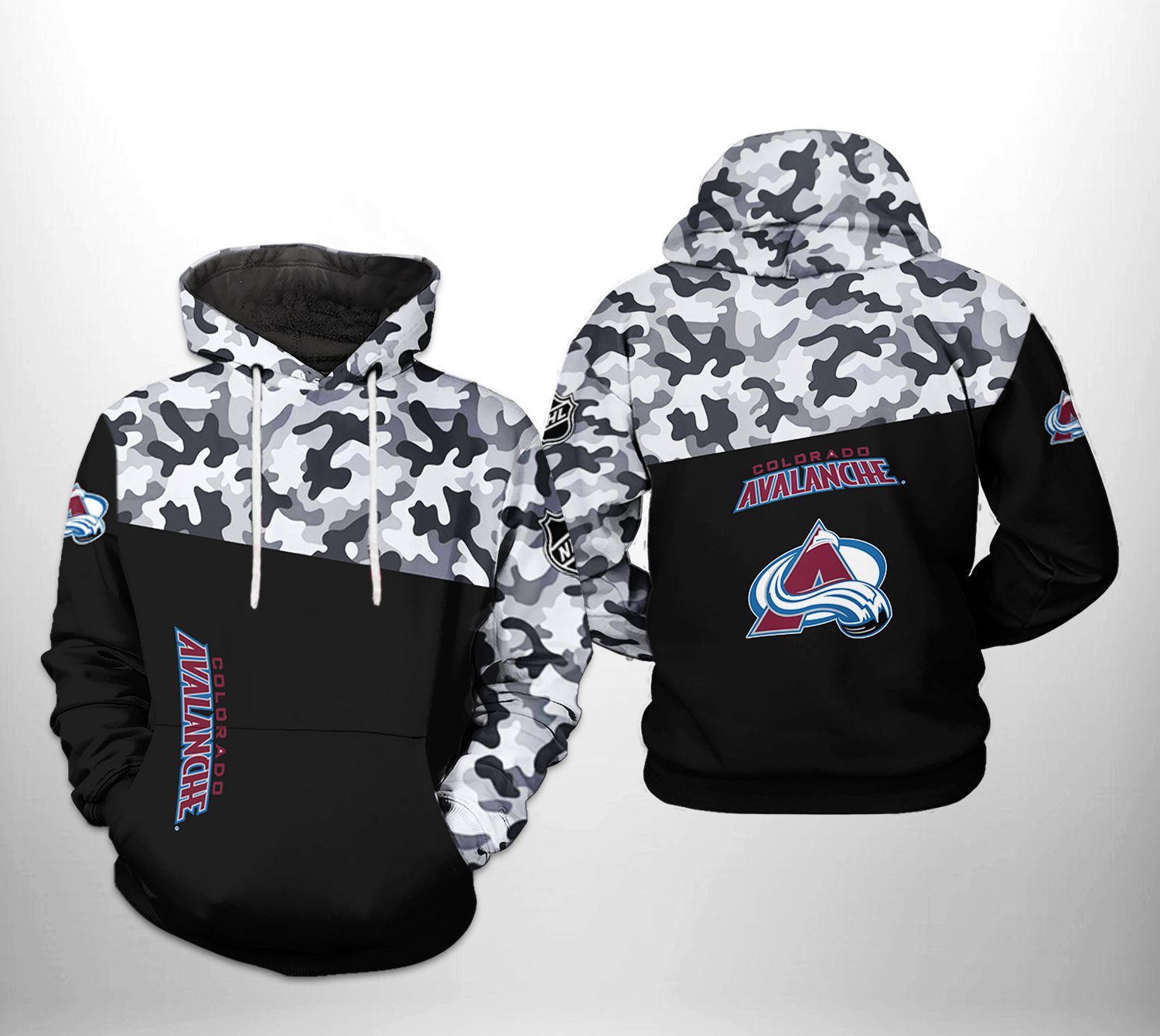 Colorado Avalanche NHL Grateful Dead 3D Printed Hoodie/Zipper