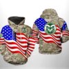 Colorado State Rams NCAA US Flag Camo Veteran 3D Printed Hoodie/Zipper Hoodie