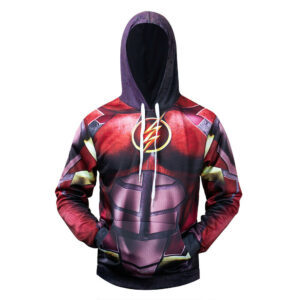 Costume Flash DC Suit Purple Mix 3D Printed Hoodie/Zipper Hoodie