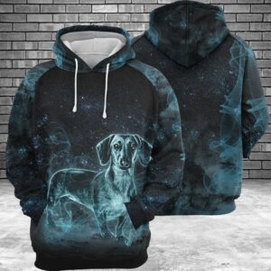 Dachshund Galaxy 3D Printed Hoodie/Zipper Hoodie