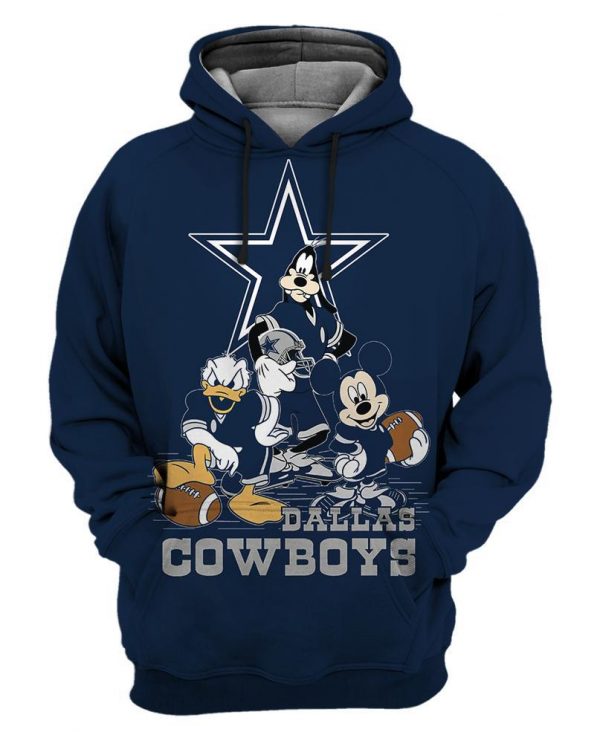 Dallas Cowboys 3D Printed Hoodie/Zipper Hoodie