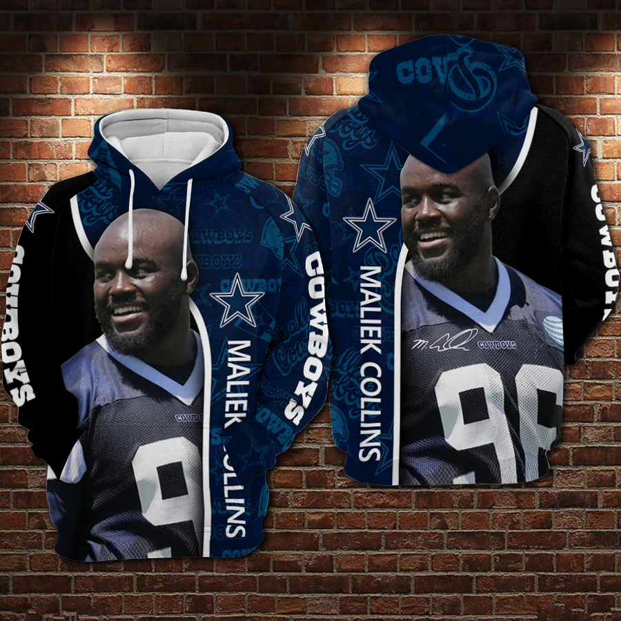 Nfl Dallas Cowboys Baby Yoda 3D Hoodie