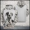 Dalmatian Dog Family 3D Printed Hoodie/Zipper Hoodie