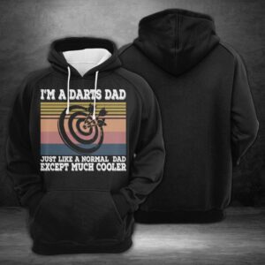 Darts Dad Darts Dad 3D Printed Hoodie/Zipper Hoodie