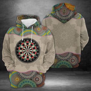Darts Mandala 3D Printed Hoodie/Zipper Hoodie