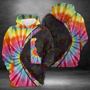 Delaware Tie Dye 3D Printed Hoodie/Zipper Hoodie