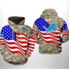 Detroit Lions NFL US Flag Camo Veteran Team 3D Printed Hoodie/Zipper Hoodie