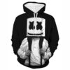 Dj Marshmello 3D Printed Hoodie/Zipper Hoodie
