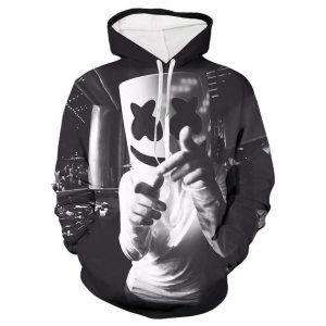 Marshmello printed hoodies clearance