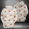 Dog Paws Poodle 3D Printed Hoodie/Zipper Hoodie