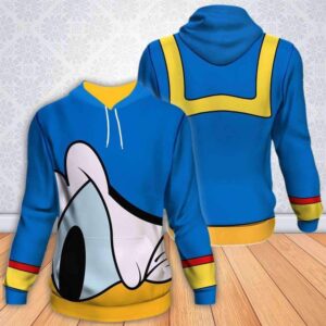 Donald Duck Cute Art 3D Printed Hoodie/Zipper Hoodie