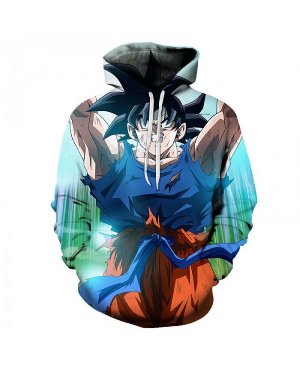 Dragon Ball Cover Your Hands 3D Printed Hoodie/Zipper Hoodie