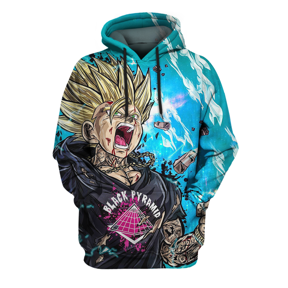 Dragon Ball Gohan Black Pyramid Grahpic 3D Printed HoodieZipper Hoodie -  Travels in Translation