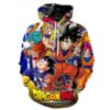 Dragon Ball Raise Your Fist S Cosplay 3D Printed Hoodie/Zipper Hoodie