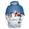 Dragon Ball Songoku On Christmas 3D Printed Hoodie/Zipper Hoodie