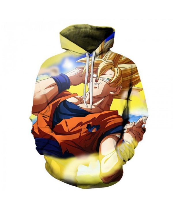 Dragon Ball Two Pointed Forehead S Cosplay 3D Printed Hoodie/Zipper Hoodie