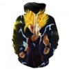 Dragon Ball Z Goku Super Saiyan Blue Awesome 3D Printed Hoodie/Zipper Hoodie