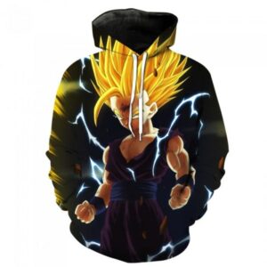 Dragon Ball Z Goku Super Saiyan Blue Awesome 3D Printed Hoodie/Zipper Hoodie