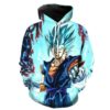 Dragon Ball Z Vegito Blue 3D Printed Hoodie/Zipper Hoodie