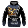Duck Hunter Yes I Do Have A Retirement Plan Black 3D Printed Hoodie/Zipper Hoodie